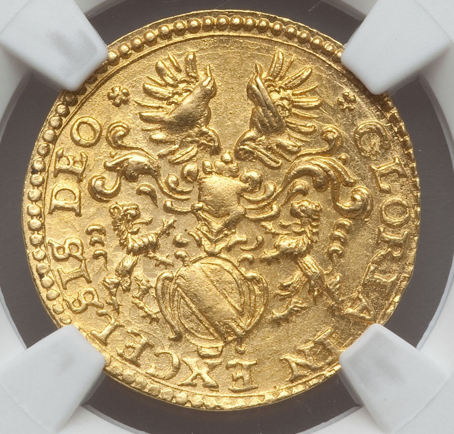 動画あり】ドイツ1ダカット金貨 German States Strassburg