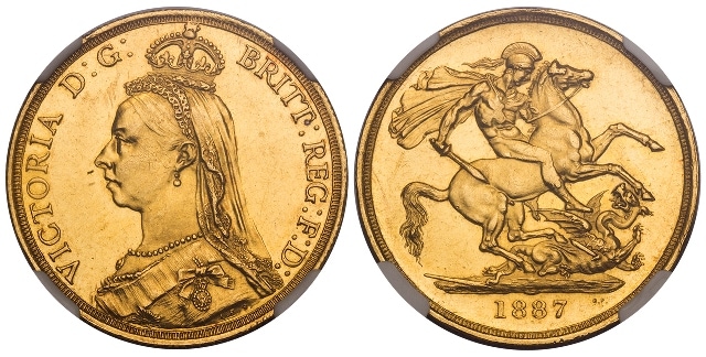 アンティークコイン 1732年 ジョージ2世 1ギニー金貨 NGC MS61｜希少金貨｜aokicoin