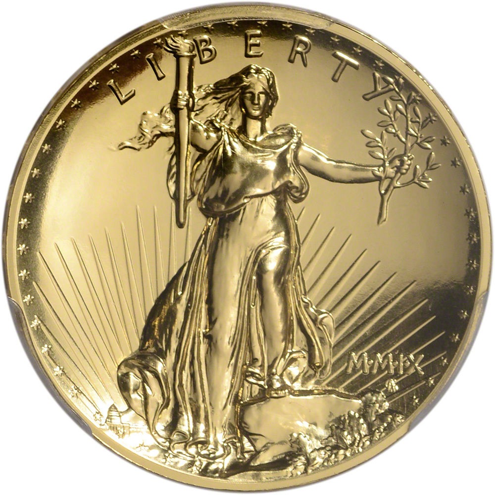 動画あり】2009ウルトラハイリリーフ金貨 PCGS-MS70PL AUGUSTUS SAINT