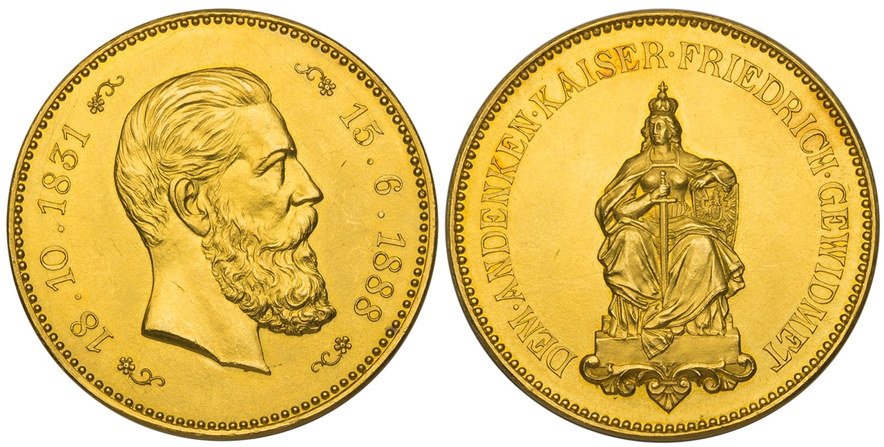 動画あり】NGC社鑑定済 1枚ドイツ 1888年 フリードリッヒ3世 10