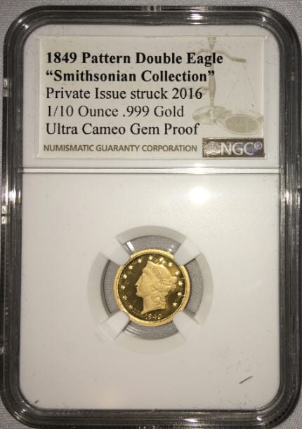 コイン投資スタートパック1849 1/10オンス Gold ダブルイーグル