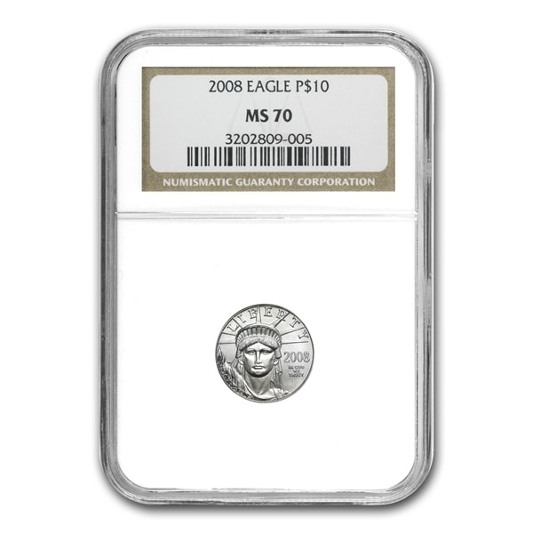 2008 4-Coin プラチナイーグルPlatinum Eagle Set MS-70 NGC(4枚セット)