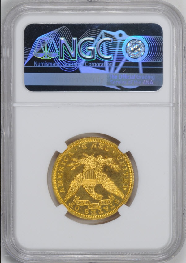アメリカ 10ドル金貨 (リバティーヘッド) NGC MS62 (-未使用) 送料185円～ 1894 米国 USA Liberty Head スラブ入り アンティーク金貨 1851年 P ゴールドドル リバティヘッド PCGS 正規品 (95 - 傷あり) UNC