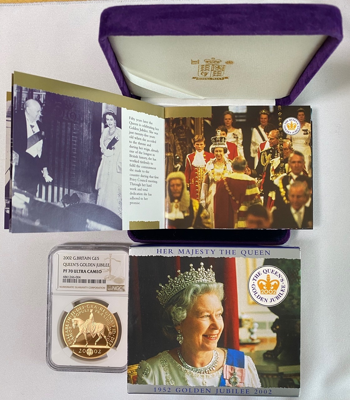グレートブリテン2002年エリザベスII世ゴールデンジュビリーヘッド5