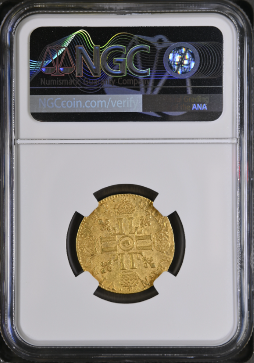 1675年 フランス ルイ14世 本物大型銀貨 39mm 27.74g美麗トーン レア度4-R4】フランス 1651(RAT)年 ルイ14世 1ルイドール金貨 NGC-MS62