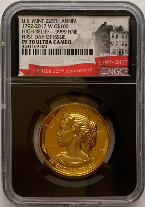 アメリカ25セント記念硬貨☆2017年／プルーフ／未使用／アメリカ造幣局