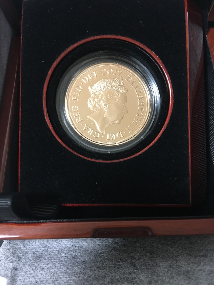 ラスト1動画あり】グレートブリテン2017年エリザベスII世 200周年記念5ポンド金貨 オリジナル箱付き | 生産国から探す,イギリス,コイン箱付きその他  | | アンティークコイン金貨専門のゴールドコイン,