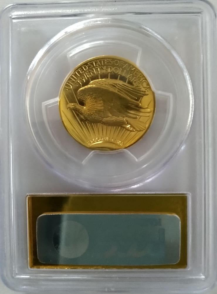 2009ウルトラハイリリーフ金貨 PCGS-MS70PL（プルーフライク）ゴールド