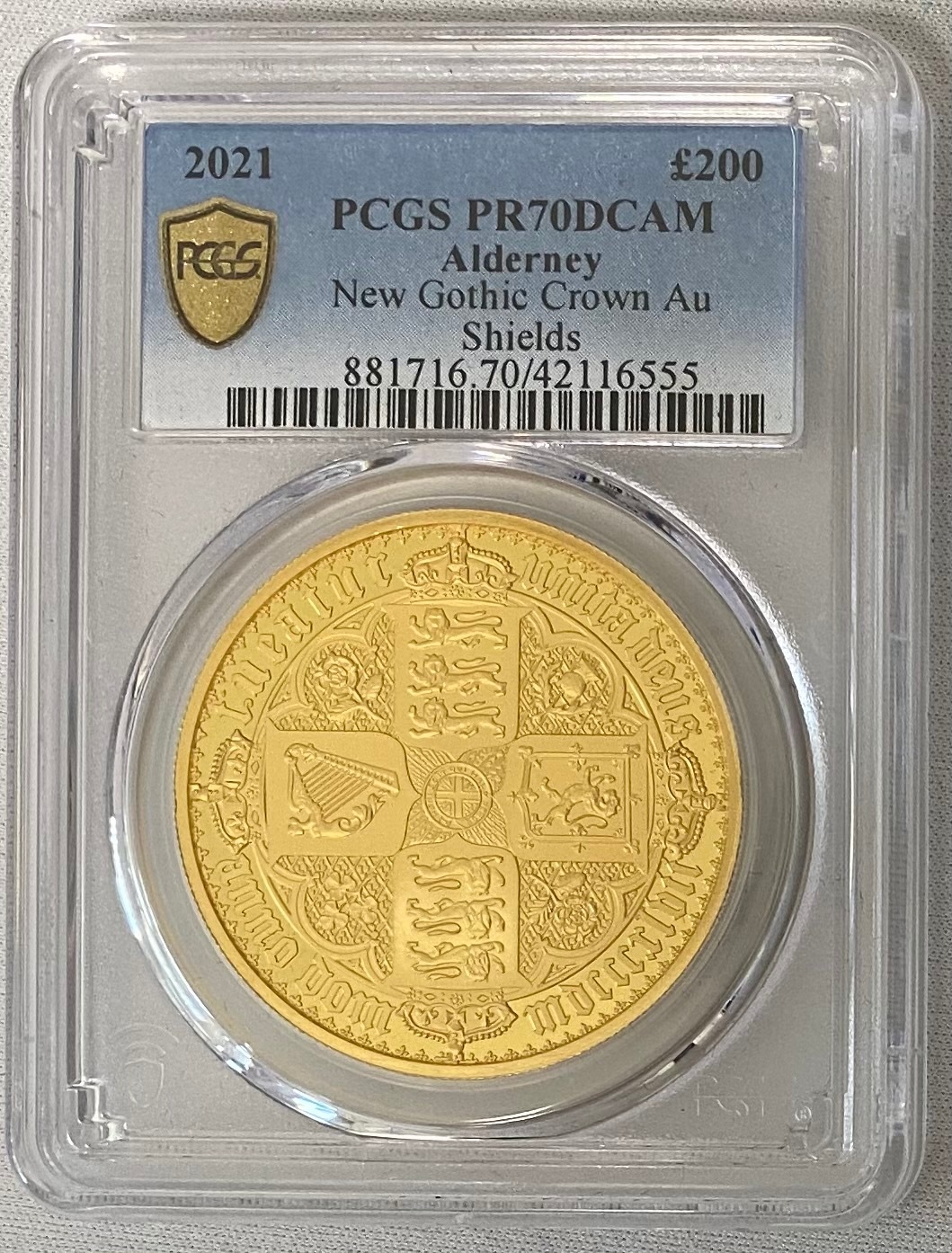 ロイヤルアームズ銀貨を購入しました - 後ろ向き太郎の後ろ向き日記