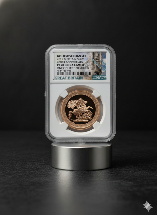 One of First 150 Struck】グレートブリテン 2017年 エリザベスII世