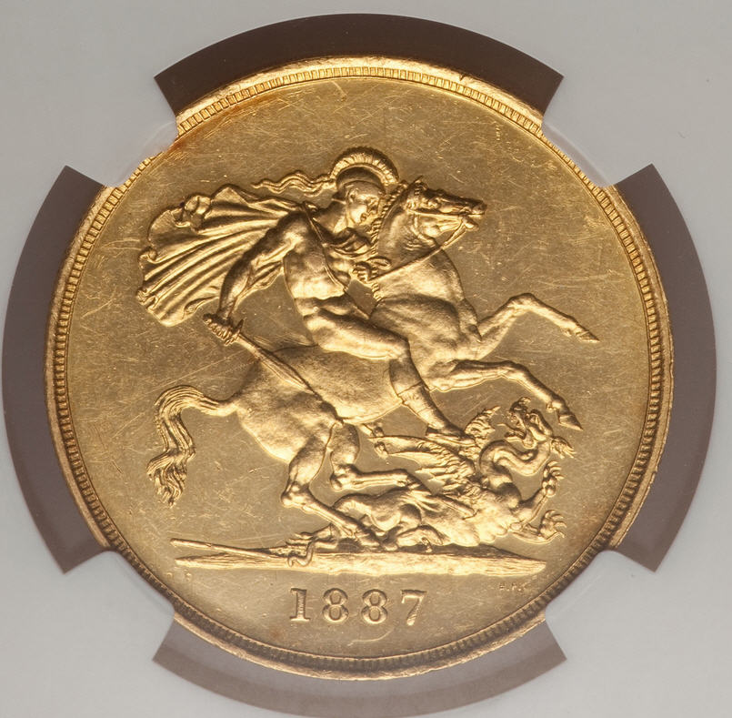 5 Victoria Gold 5 Pounds 1887 MS61 NGC 5-victoria-gold-5-pounds-1887-ms61-ngc
