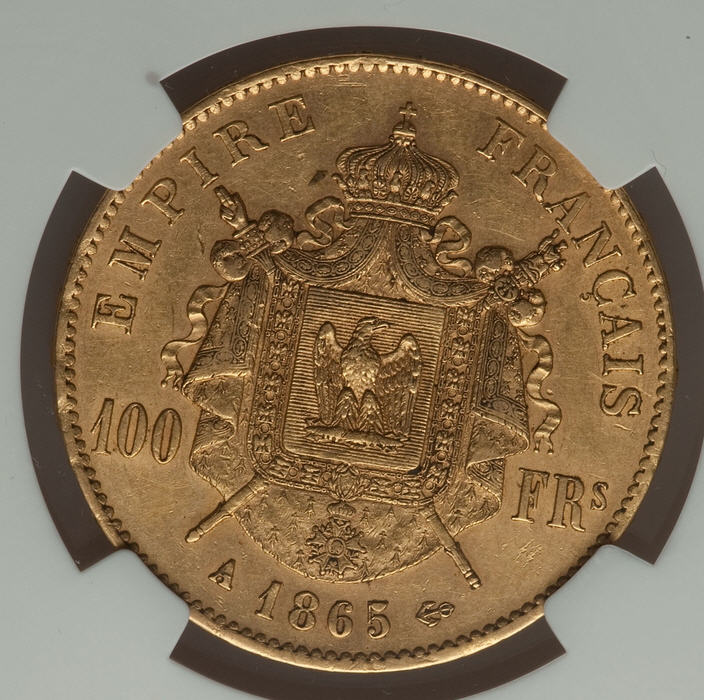 動画あり】フランス100フラン金貨 エンペラー ナポレオン III