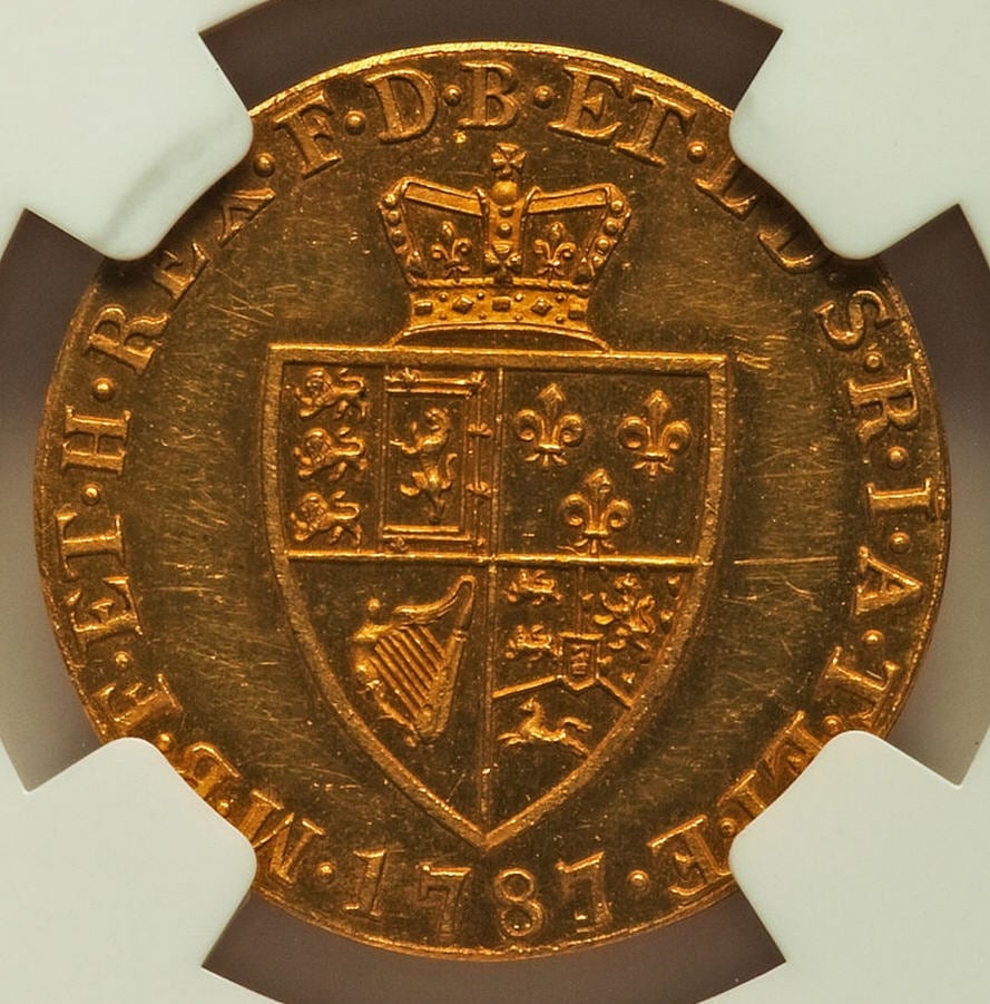 動画あり】グレートブリテン ハーフギニー プルーフ金貨George III gold Proof 1/2 Guinea 1787 PR63 NGC |  アンティークコイン米・欧州・英・仏・独,イギリス,1/2ギニー | | アンティークコイン金貨専門のゴールドコイン,