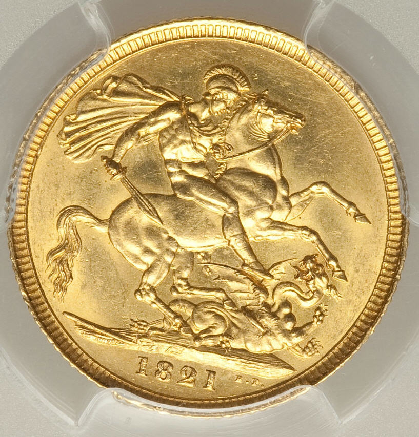 グレートブリテン ジョージ4世ソブリン金貨 George IV gold