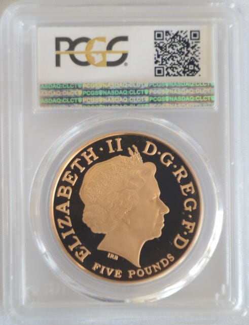 動画あり】2006 エリザベス女王80歳バースデイ5ポンド金貨80th