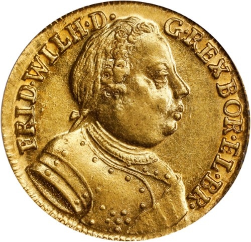 アンティークコイン プロイセン 1737-EGN年 フリードリヒ