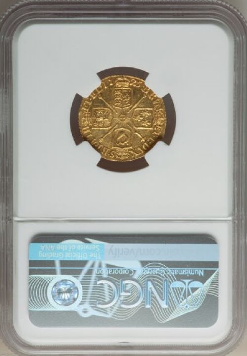 【動画あり】グレートブリテン 1725年 ジョージ1世 1/2ギニー金貨 NGC-AU58
