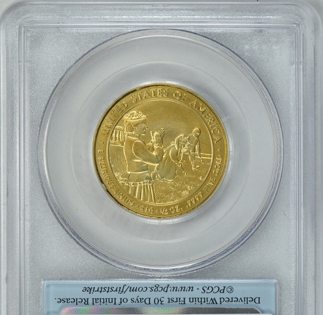 2011-W10ドル金貨 ルーシー・ヘイズ$10PCGS-MS-70First Strike