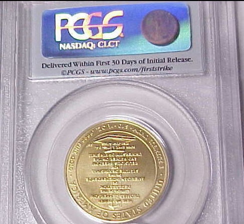 動画あり】2007-W10ドル金貨ジェファーソン・リバティ＄10-PCGS-MS70