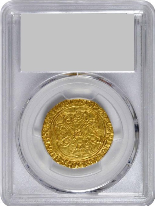 フランス1461-1483年ルイ11世エキュ・ドール金貨PCGS-AU55