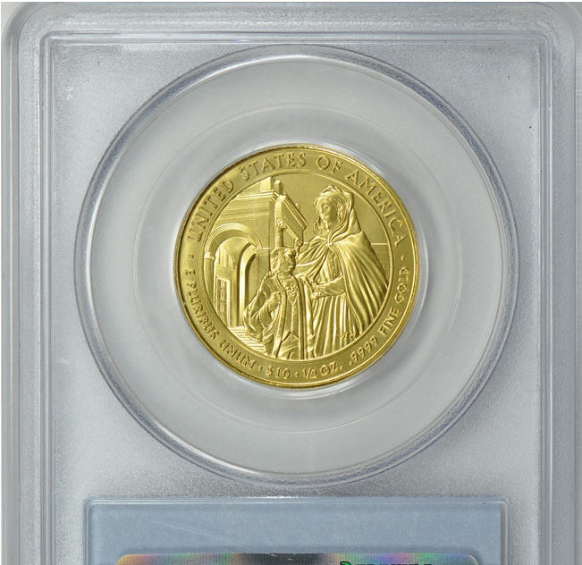 2008-W ルイーザ・アダムズ10ドル金貨 ＄10 PCGS MS70完全未使用