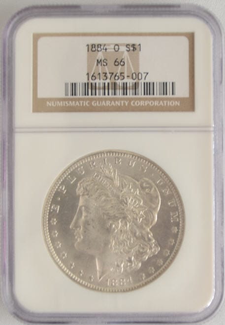 モルガンダラー 1884年 銀貨 NGC XF 45 アメリカ United States