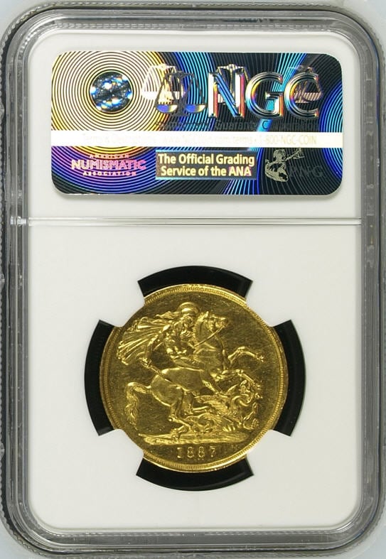 アンティークコイン 1732年 ジョージ2世 1ギニー金貨 NGC MS61｜希少金貨｜aokicoin
