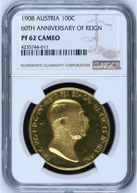 動画あり】【3年で値上がり358％】オーストリア 1908年 雲上の女神 100