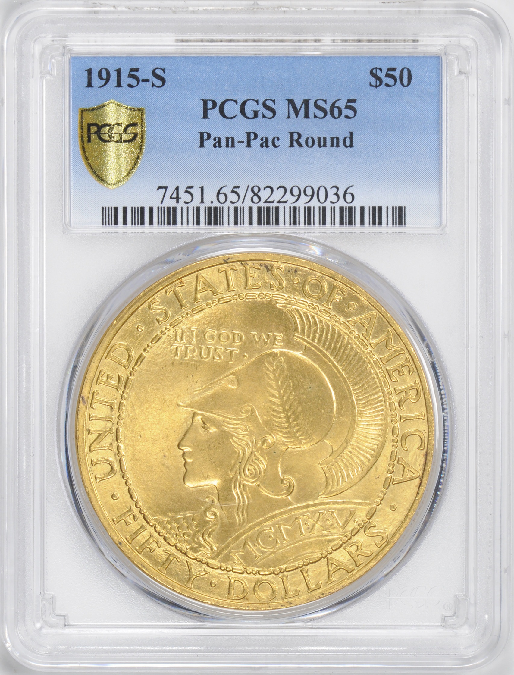 アメリカアンティークコイン50ドル パナマパシフィック金貨1915-S 
