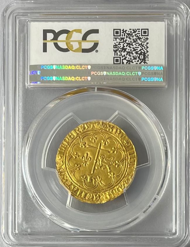 【動画あり】フランス-アングロガリック-フランス&イングランドヘンリー6世(1422-53) ゴールドサルトドールPCGS-MS63