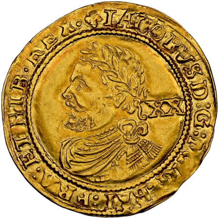 動画あり】アンティークコイン グレートブリテン 1623-24年 ジェームズ