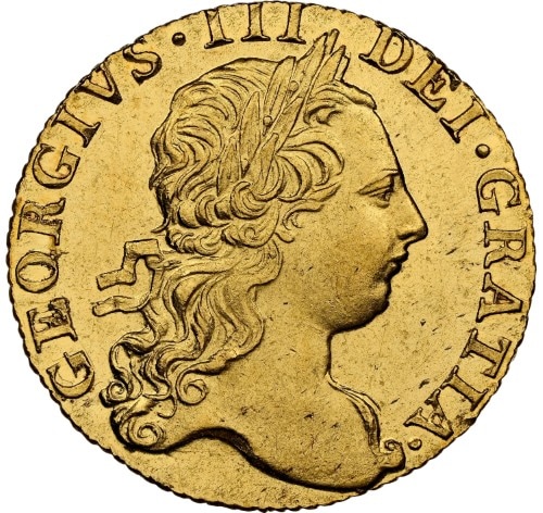 【動画あり】【レア度1 R1】アンティークコイン イギリス 1772年 ジョージ3世 1ギニー金貨 NGC-MS62