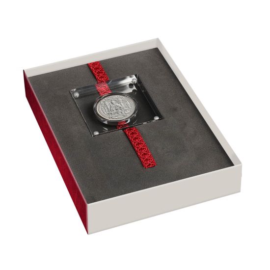 【動画あり】【英国の国璽】グレートブリテン ヘンリー8世の印章 2オンス マットプルーフ純銀銀貨 NGC-PF70 箱付き