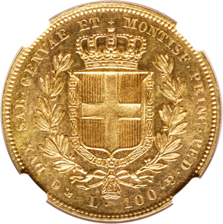 動画あり】【レア度1-R1】イタリア 1840年 サルディーニャ王 カルロ