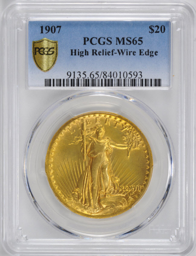 アンティークコイン アメリカ20ドル金貨セントゴーデンズ ハイリリーフ