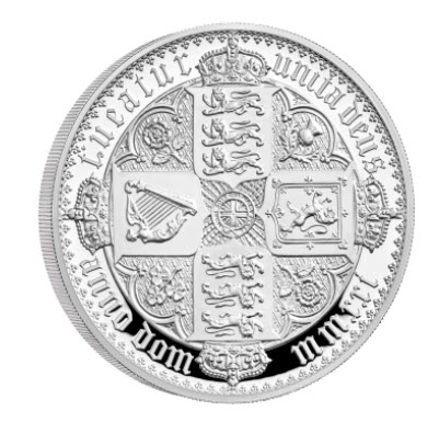 グレートブリテン2021年ニューゴシッククラウン10オンス10ポンド