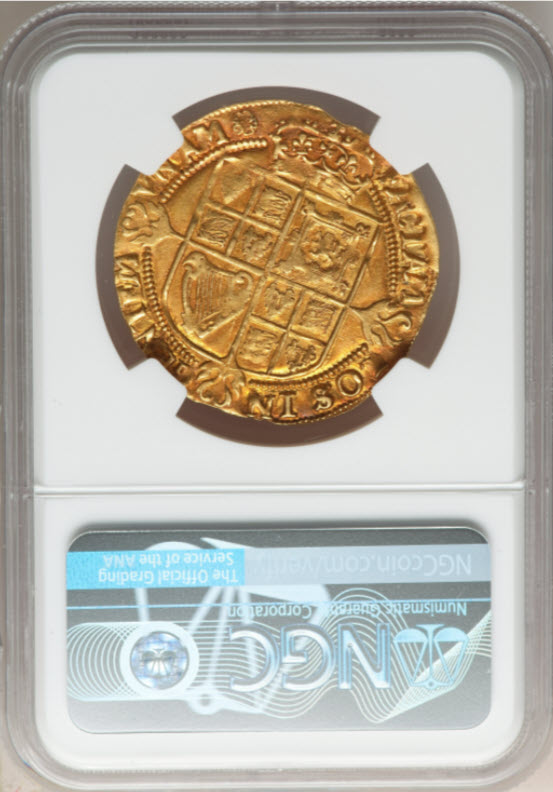 アンティークコイン グレートブリテン ジェームズ1世 ゴールドローレル ND (1620-1621)NGC-MS61