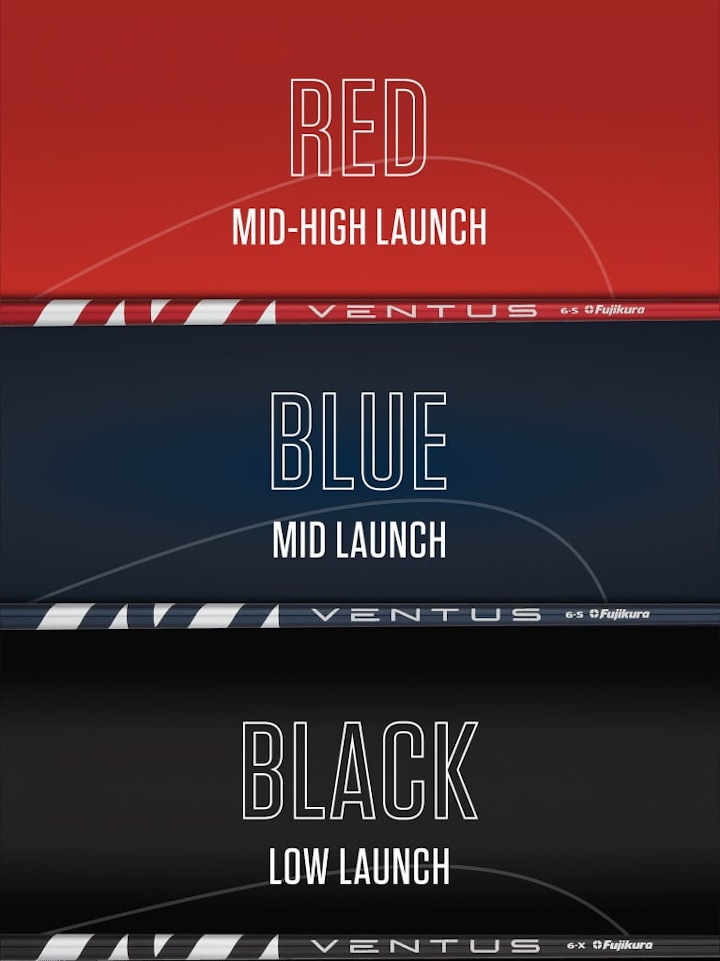 フジクラ VENTUS (Blue / Black / Red) VeloCore シャフト 単品 US仕様