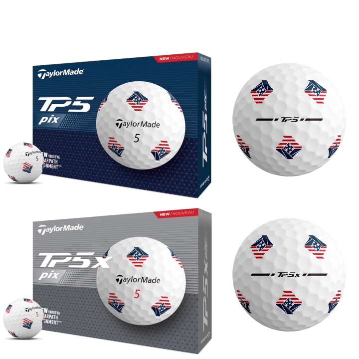 送料無料】2024 テーラーメイド TP5 pix USA / TP5x pix USA 1ダース