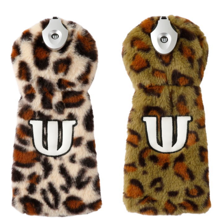 送料無料】2024 秋冬 MU SPORTS 兎毛ふわふわ肉球 ヒョウ柄