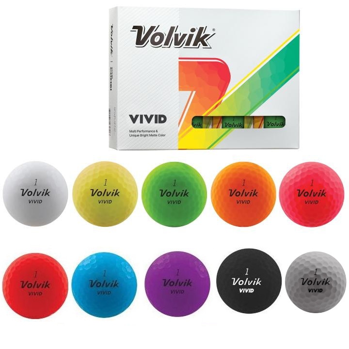 送料無料】2024年 ボルビック Volvik VIVID ビビッド ゴルフボール 1