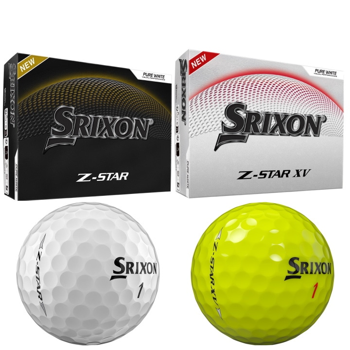 【送料無料】2025 スリクソン Z-STAR シリーズ (Z-STAR / Z-STAR XV) ゴルフボール 1ダース(12球入り) US仕様 SRIXON Zスター
