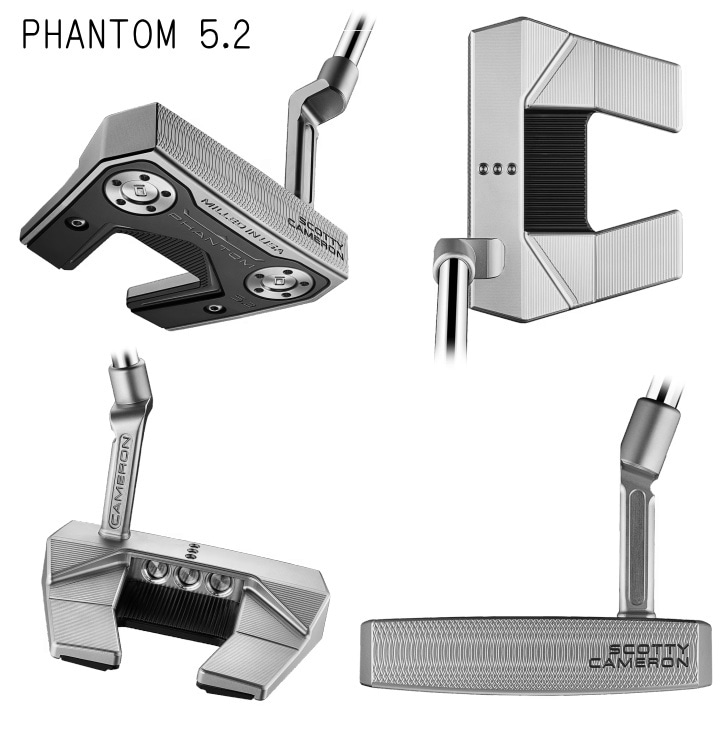 スコッティキャメロン　5.2 ファントム 34インチ 右用 2025 スコッティキャメロン PHANTOM 5.2 / 7.2 ファントム