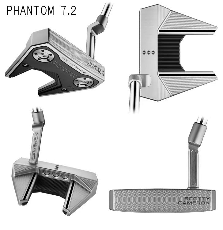 スコッティキャメロン　ファントム　5.2 MOTO Phantom 5.2 | I-Beam Neck & Compact Mallet Putter | Scotty