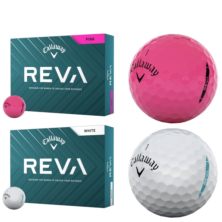 送料無料】レディース 2025 キャロウェイ REVA レヴァ 1ダース (12球