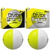 【送料無料】【訳あり】2025 スリクソン Z-STAR DIVIDE / Z-STAR XV DIVIDE ゴルフボール イエロー/ホワイト 1ダース (12球入り) US仕様|スリクソン|ボール