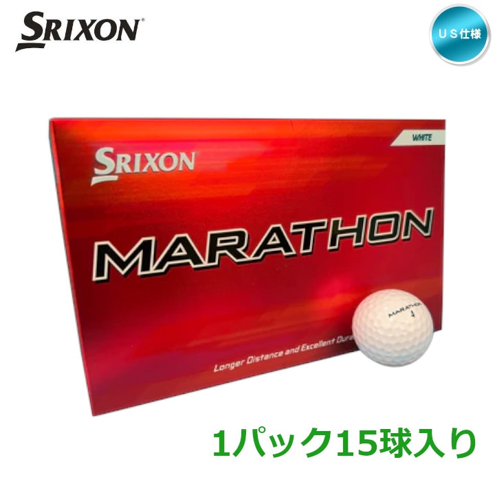 送料無料】2024 スリクソン マラソン ゴルフボール 1パック (15