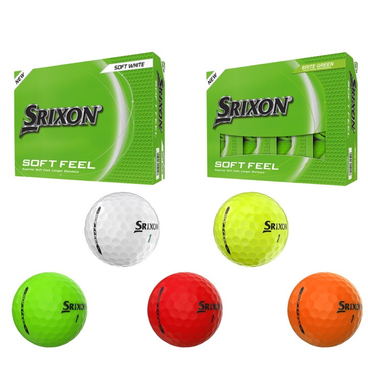 【送料無料】2025 スリクソン SOFT FEEL ソフトフィール ゴルフボール 1ダース (12球入り) US仕様 SRIXON