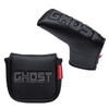 【送料無料】2025 GHOST GOLF ゴーストゴルフ レザー パターカバー（ブラック）US仕様|パターカバー|アクセサリー