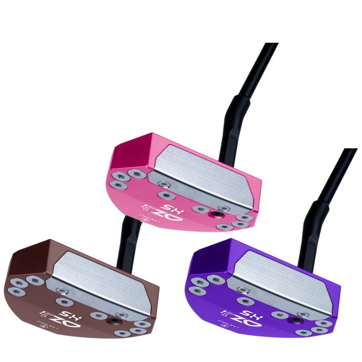 右用 LAB GOLF ラブゴルフ OZ.1i HS ヒールシャフト カスタムカラー パター アライメントマーク:C-4 マットブラックプレミアムスチールシャフト US仕様 34インチ